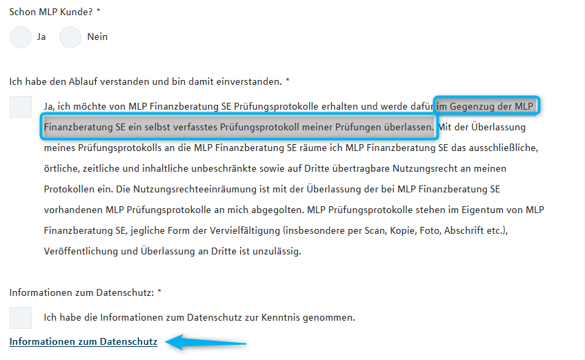 Handel mit Prüfungsprotokollen – MLP, Medizinstudenten, Facharztprüfungen