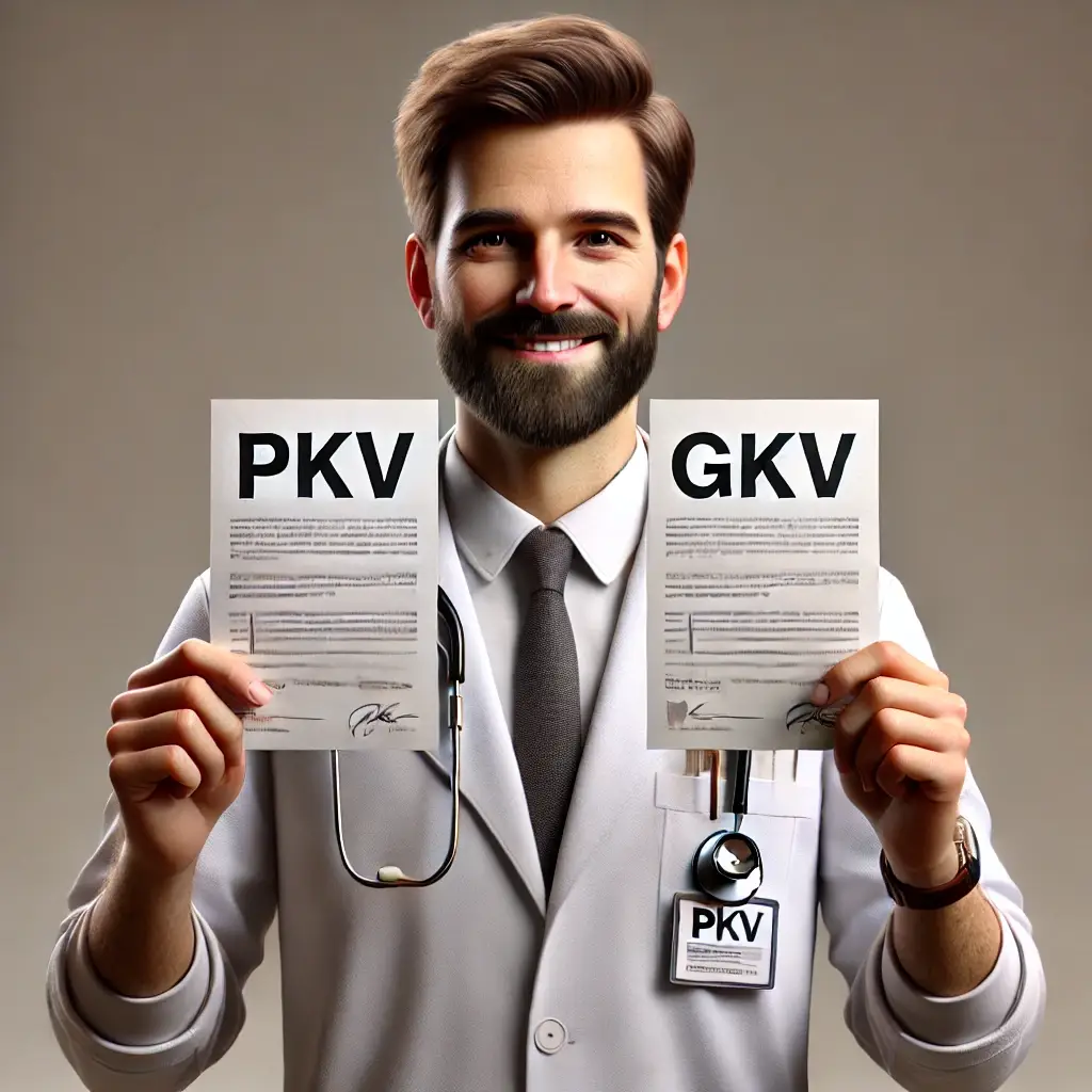 Krankenversicherung angestellte Ärzte GKV oder PKV